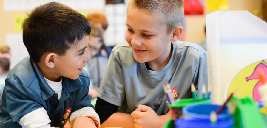 students in the classroom