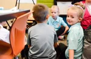 students in the classroom