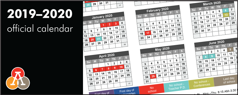 2019 20 Official School Calendar Athlos Academy Of Jefferson Parish