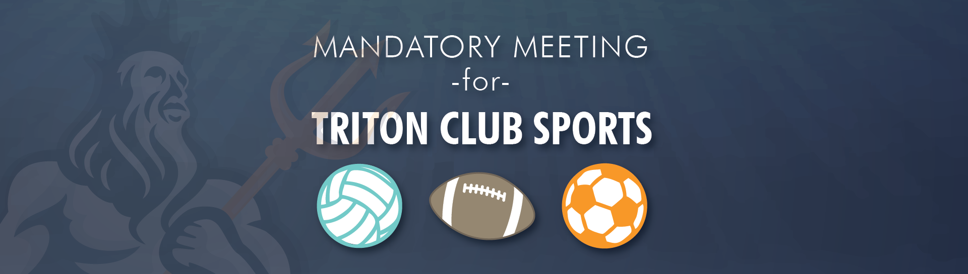 Triton Club Sport mandatory meeting