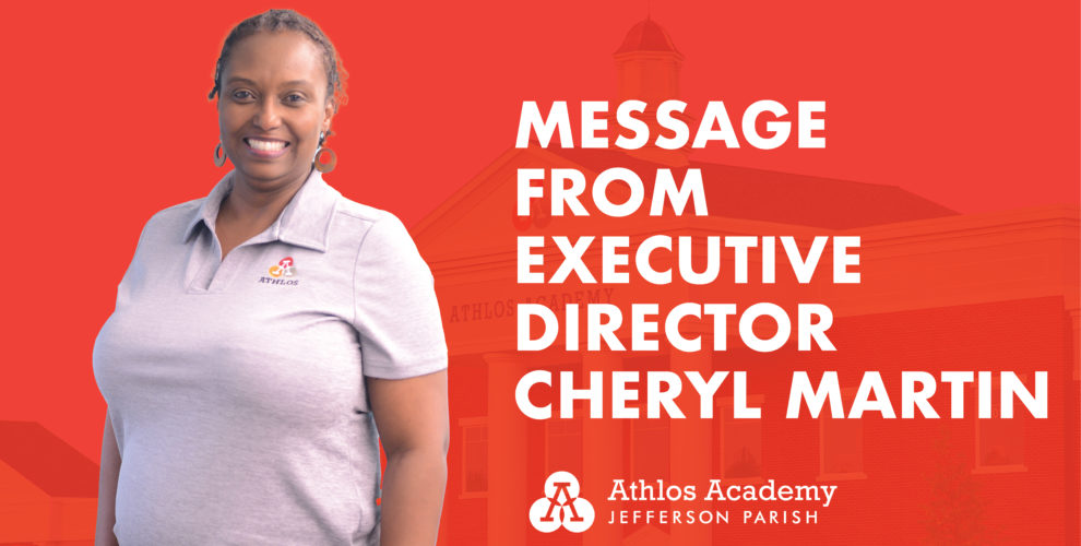 Message from Executive Director Cheryl Martin