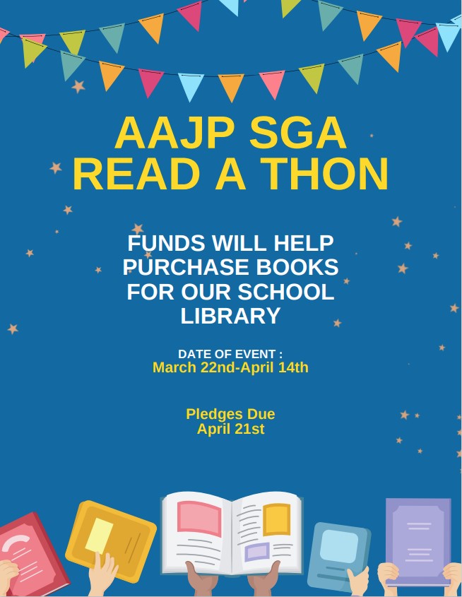 image saying student government read a thon